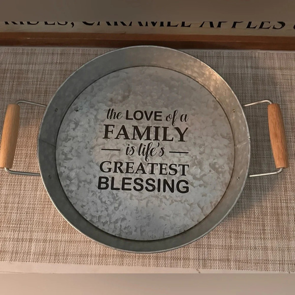 galvanized tray home decor - Picture 1 of 5